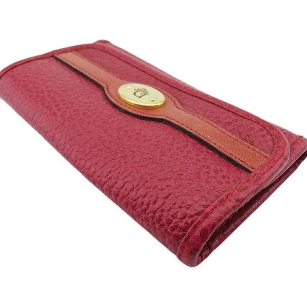 Dior Key holder Red gold Women Authentic secondhand